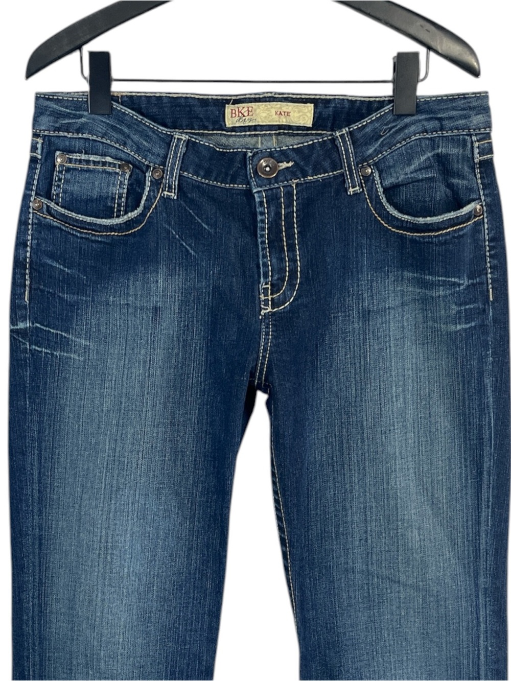 BKE Kate Midrise Bootcut Jean size 32 x 33.5” in Dark Wash - Picture 3 of 7